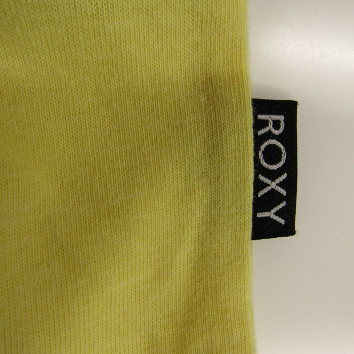  Roxy короткий рукав футболка Logo T одноцветный спортивная одежда женский L размер желтый ROXY
