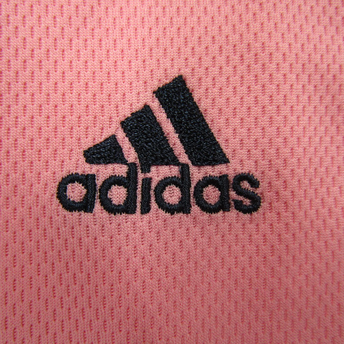 アディダス 半袖Tシャツ 袖ライン スポーツウエア クライマライト UVケア レディース Lサイズ ピンク adidasの画像4