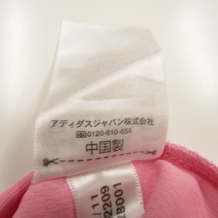 アディダス 半袖Tシャツ 袖ライン スポーツウエア クライマライト UVケア レディース Lサイズ ピンク adidasの画像10