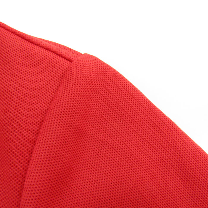 マンシングウェア 半袖シャツ だまし絵風 ゴルフウエア レディース Mサイズ レッド Munsing wearの画像5