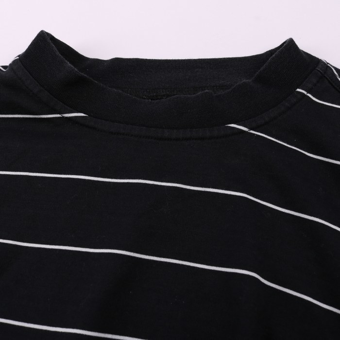 アディダス 半袖Tシャツ ボーダー柄 クライマライト スポーツウエア メンズ Mサイズ ブラック adidas_画像4