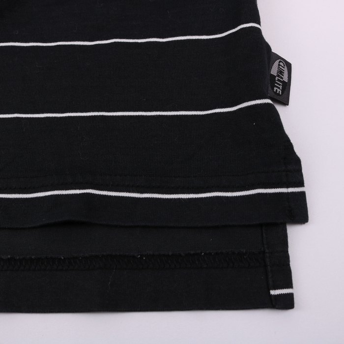 アディダス 半袖Tシャツ ボーダー柄 クライマライト スポーツウエア メンズ Mサイズ ブラック adidas_画像5
