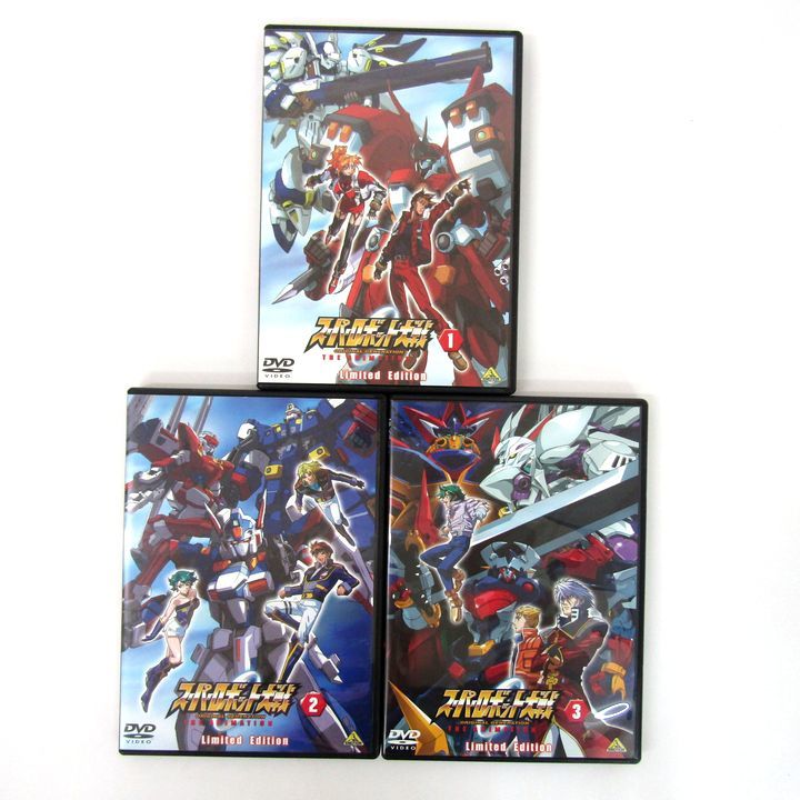 DVD "Super-Robot Great War" 1 2 3 3 point set together anime including in a package un- possible 