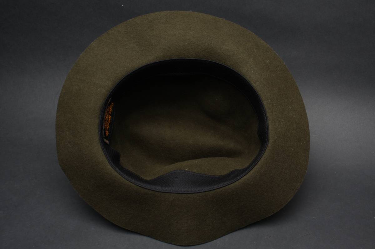 5049 新品同様 帽子 Calee supply co ハット WOOL HAT OLIVE オリーブ_画像5