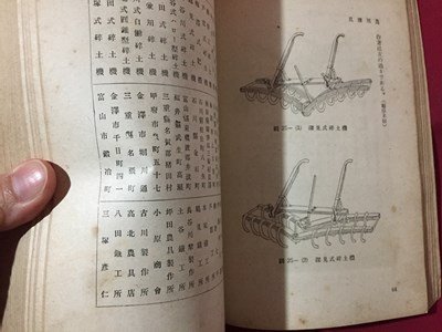 ｓ◆　戦前　昭和17年 12版　実用農芸全書　農用機具　著・森周六　明文堂　書き込み有　書籍　昭和レトロ　/K60右_画像4