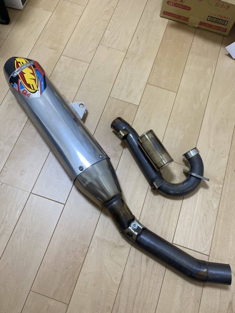 FMF Q4 WR250R WR250X DG15J スリップオンマフラー サイレンサー SP忠男 パワーボックス _画像1