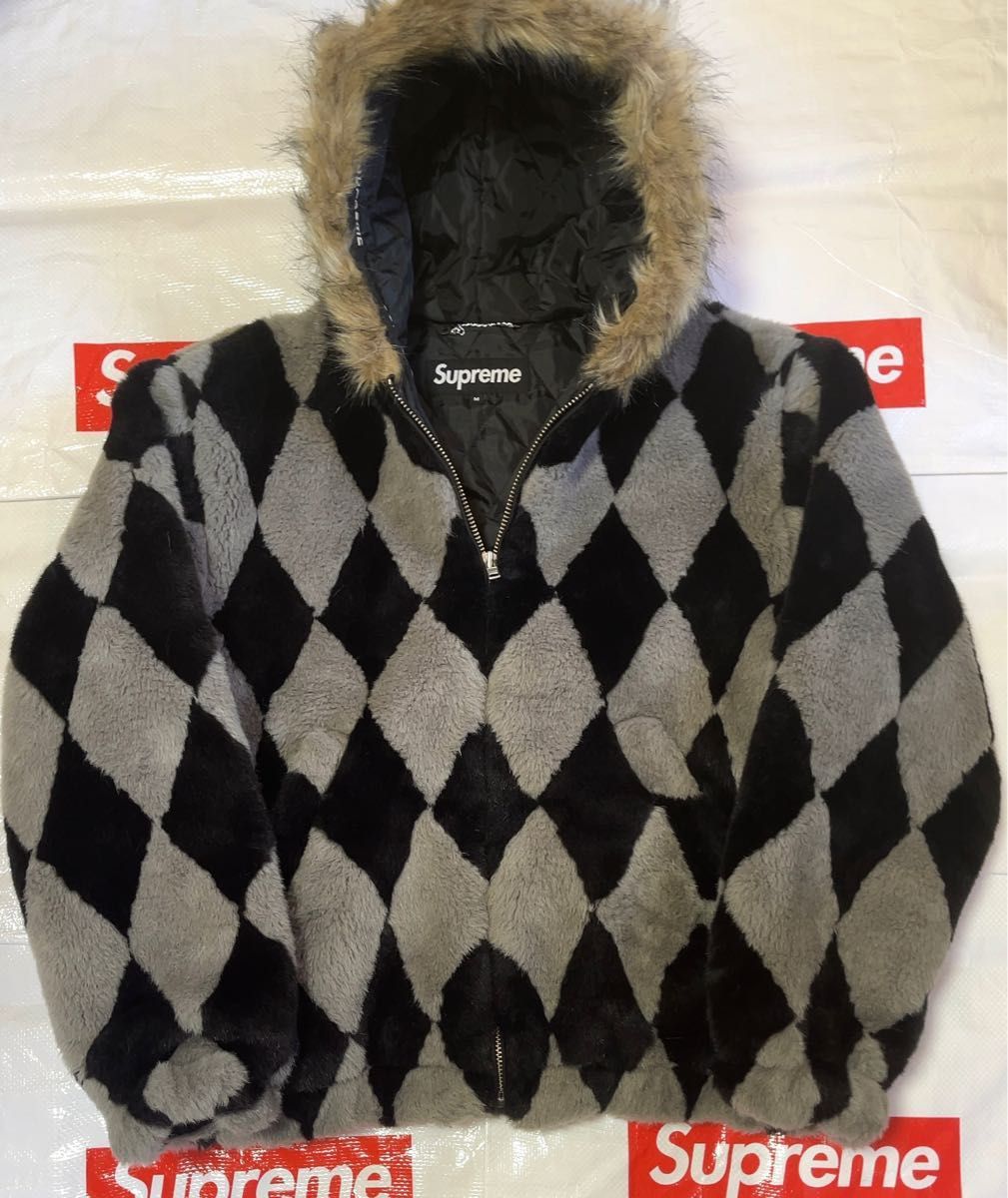 Supreme シュプリーム Diamond Faux Fur Jacket M|Yahoo!フリマ Supreme シュプリーム Diamond Faux Fur Jacket M|Yahoo!フリマ