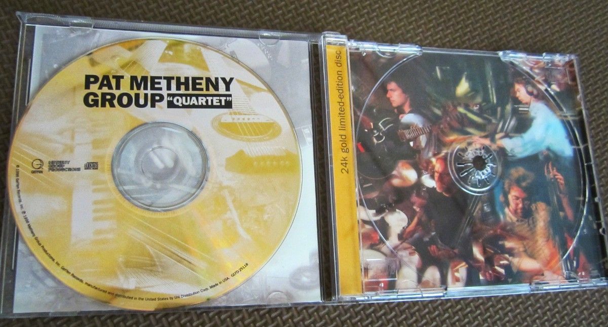 24K Gold パット・メセニー Pat Metheny Quartet  米国 Geffen orig ゴールド CD レア