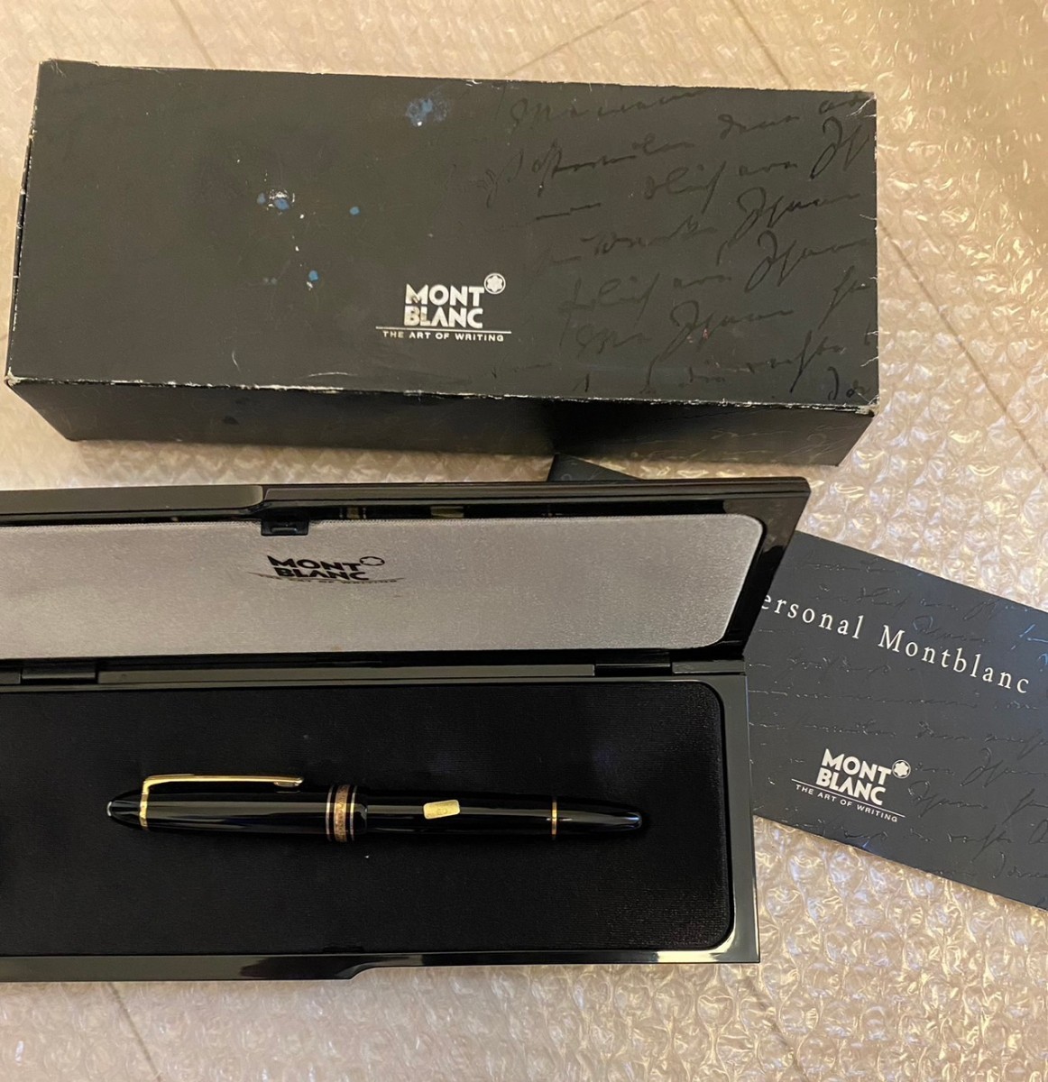 MONTBLANC モンブラン　MEISTERSTUCK マイスターシュテュック No,146 14K 585 4810 万年筆 文房具 箱付き_画像1