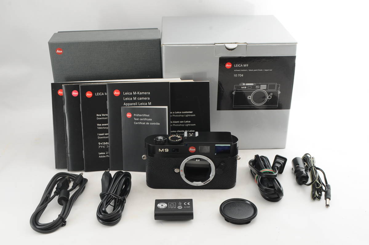 Yahoo!オークション - Leica ライカ M9 ボディ ブラックペイント 元箱