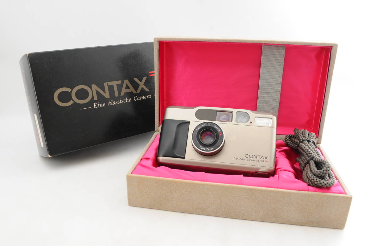 CONTAX コンタックス T2 元箱 化粧箱付き! DATABACK通電確認済み