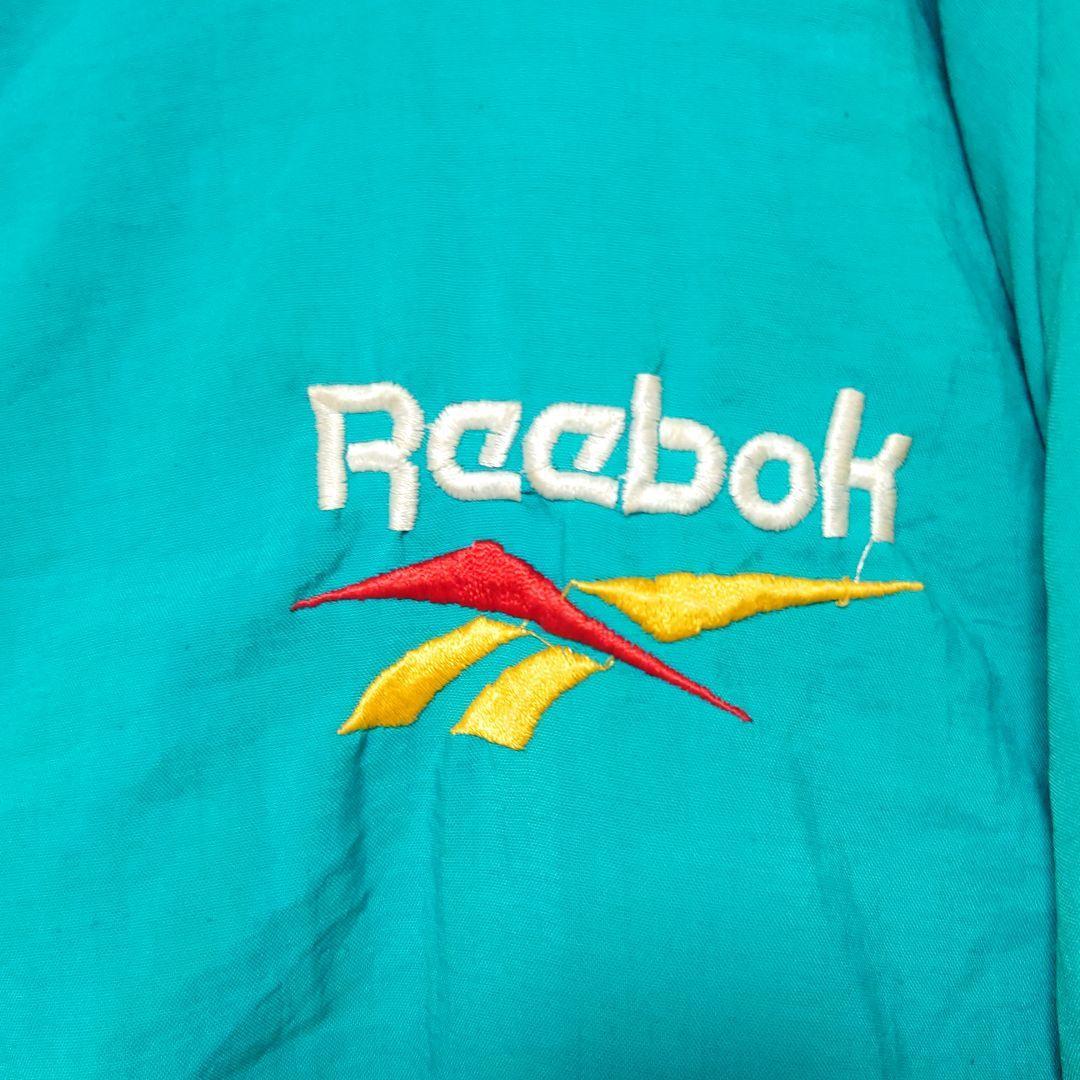 Reebok リーボック 90s ナイロンジャケット ベクターロゴ刺繍_画像5