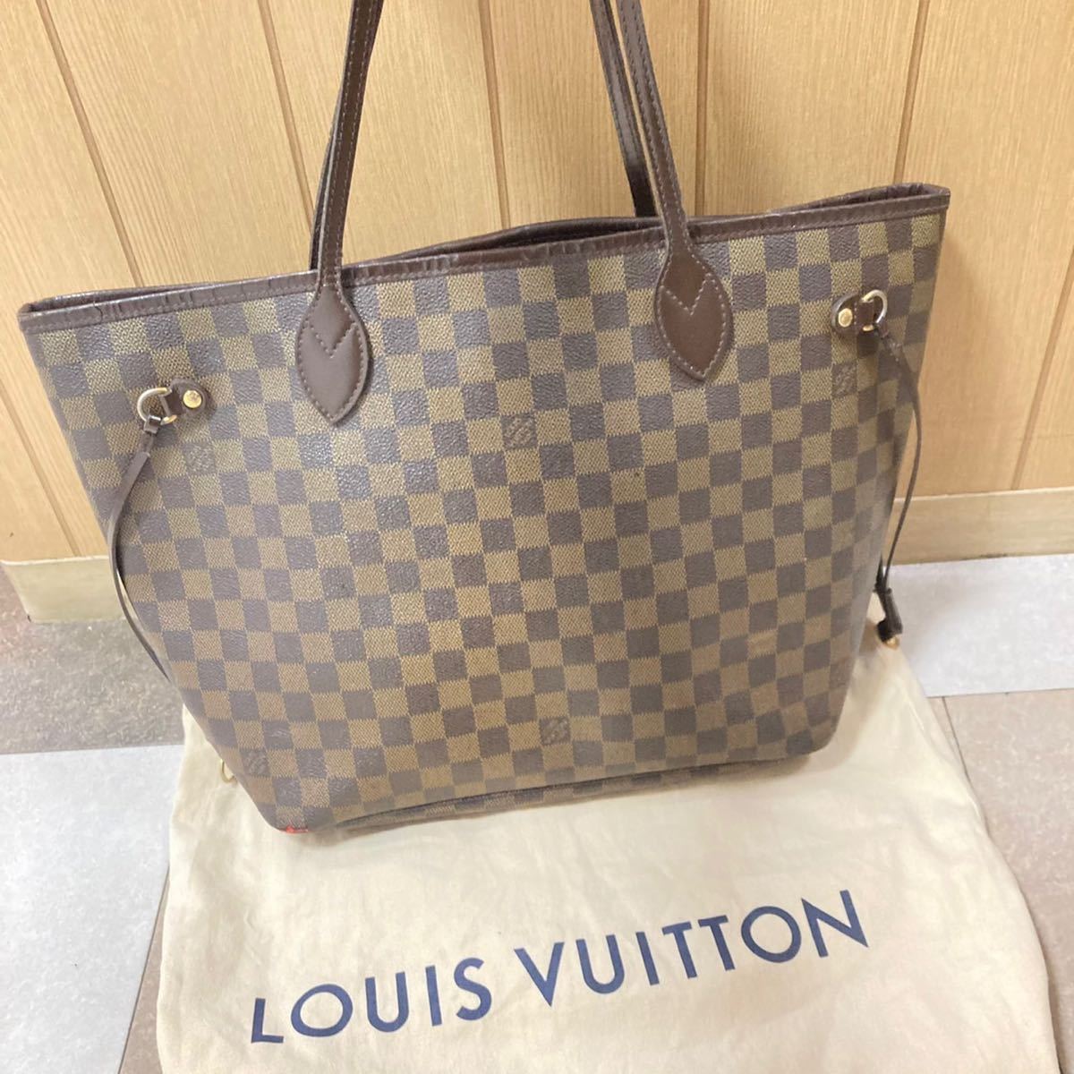 LOUIS VUITTON ルイヴィトン ダミエ ネヴァーフルGM トートバッグ