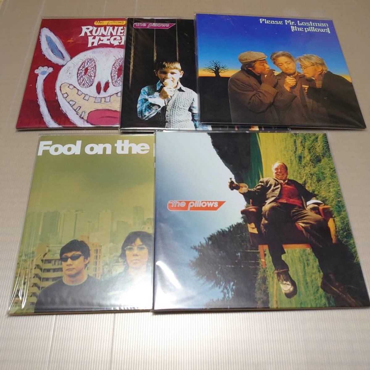 [LP] the pillows (ザ・ピロウズ) アナログレコード ５枚セット / LITTLE BUSTERS RUNNERS HIGH HAPPY BIVOUAC Fool on the planet 他の画像1