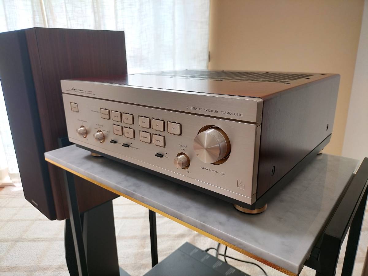 LUXMAN L-570 ☆...A... интегрированный усилитель  ,  красивая вещь ♪