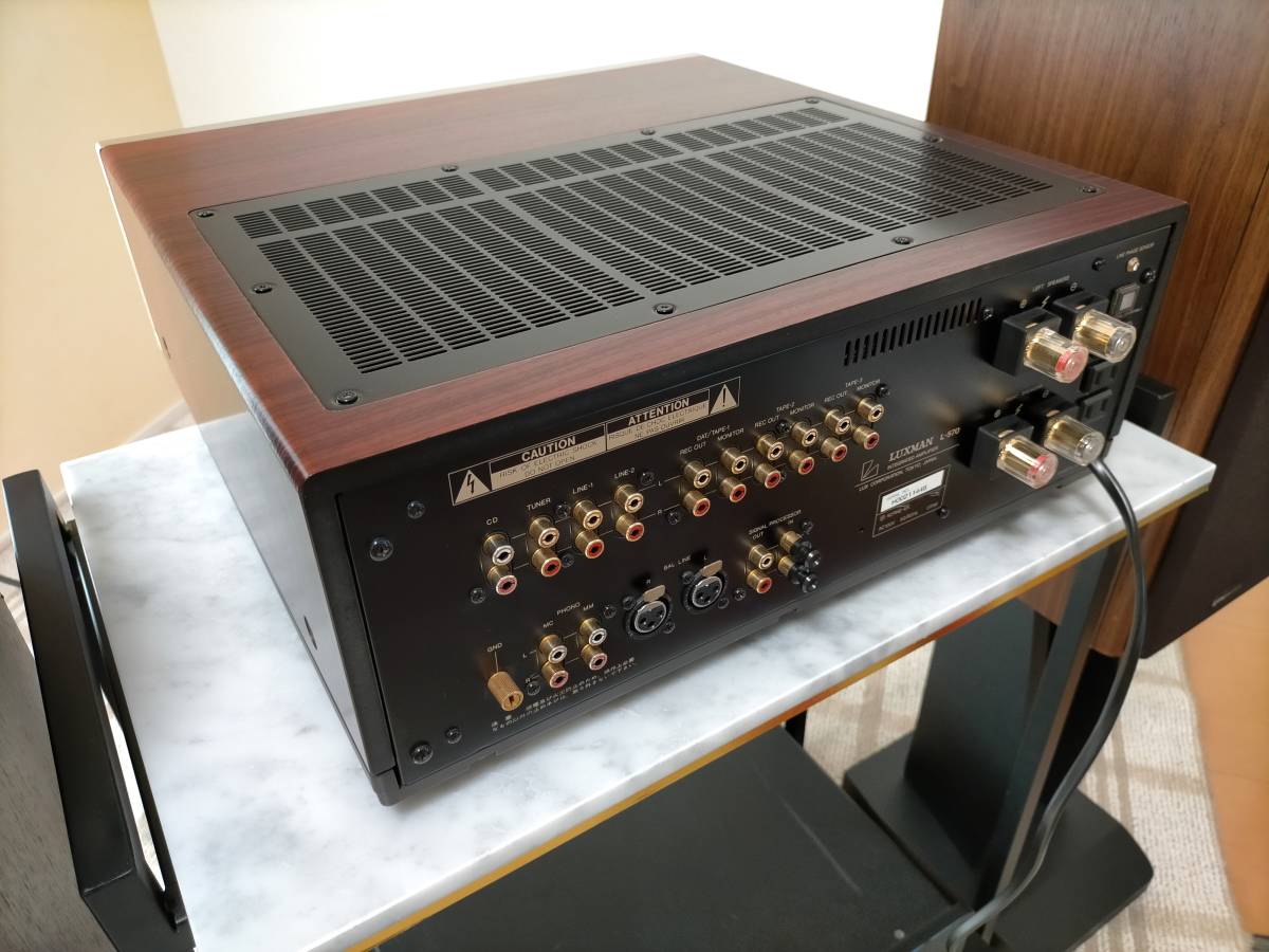 LUXMAN L-570 ☆純A級プリメインアンプ、美品♪_画像5