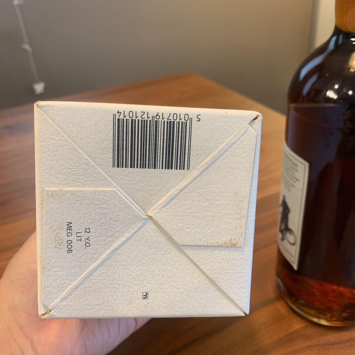 マッカラン 12年 シェリー　旧ボトル　1000ml 箱付　液面良好　金キャップ　MACALLAN Single HIGHLAND スコッチウイスキー 古酒 _画像10