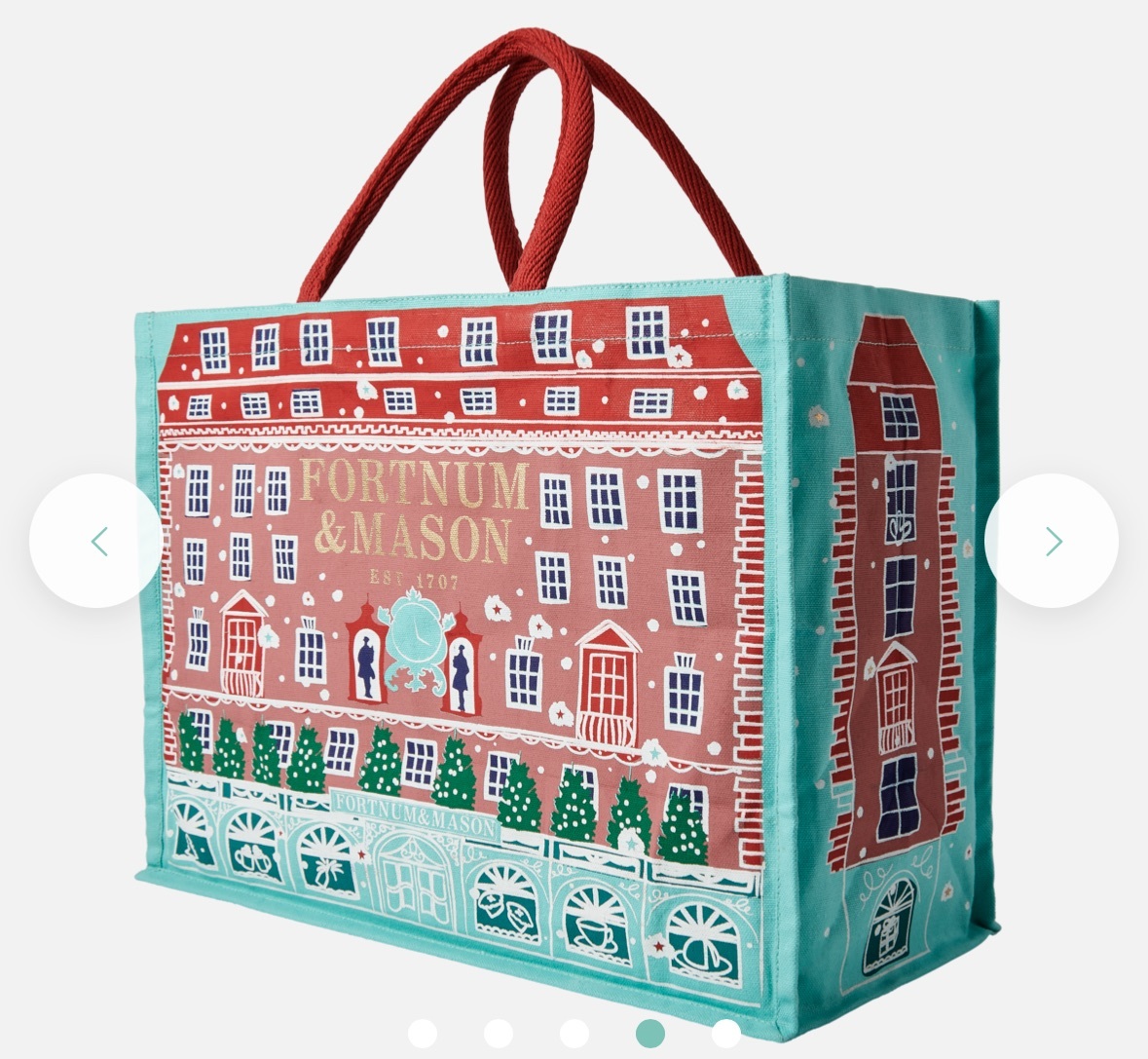  four tonam&meison Christmas limitation Piccadilly tote bag eko-bag Britain 
