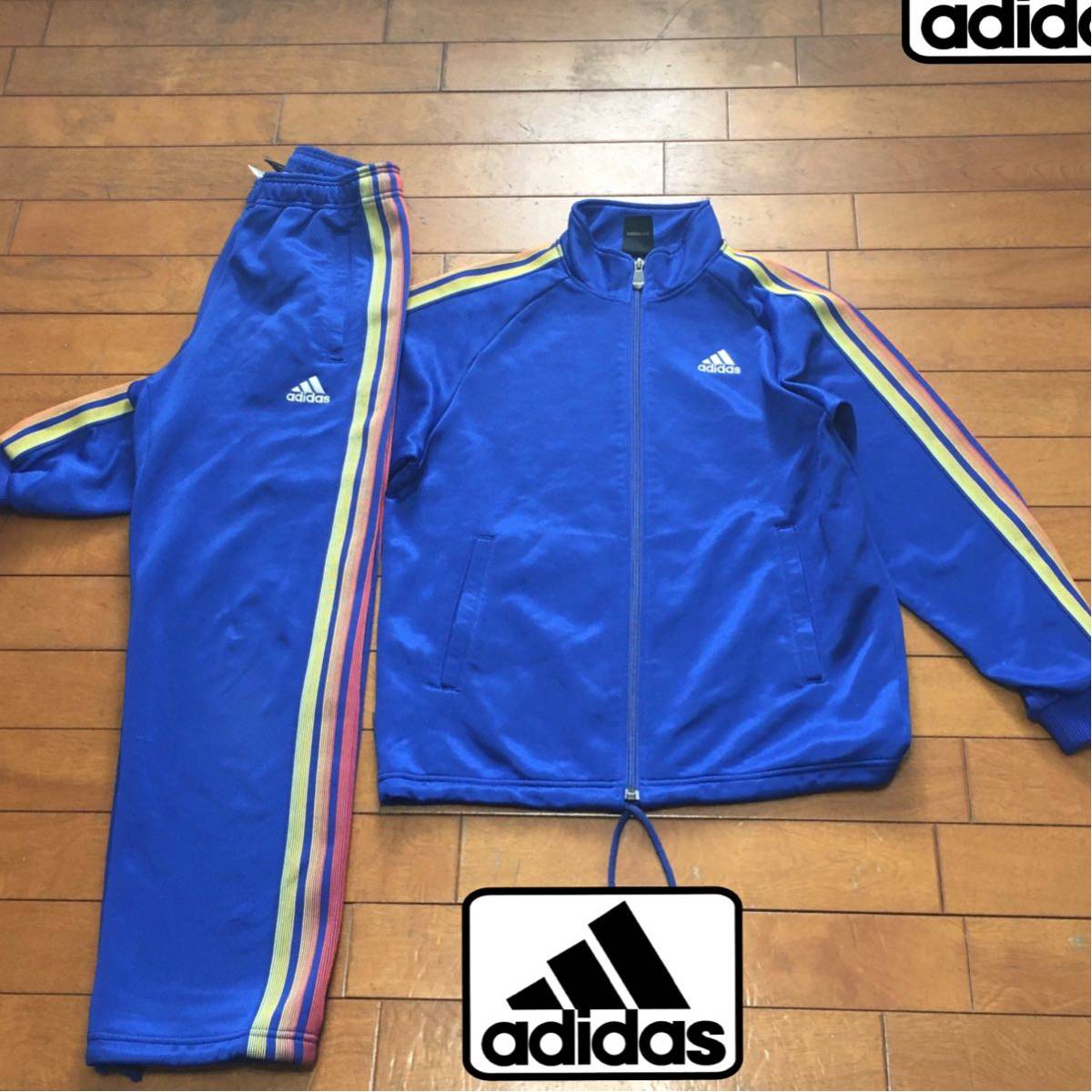 *[ adidas ]* Kids size setup jersey top and bottom set to Lux -tsu* size 150*SP227