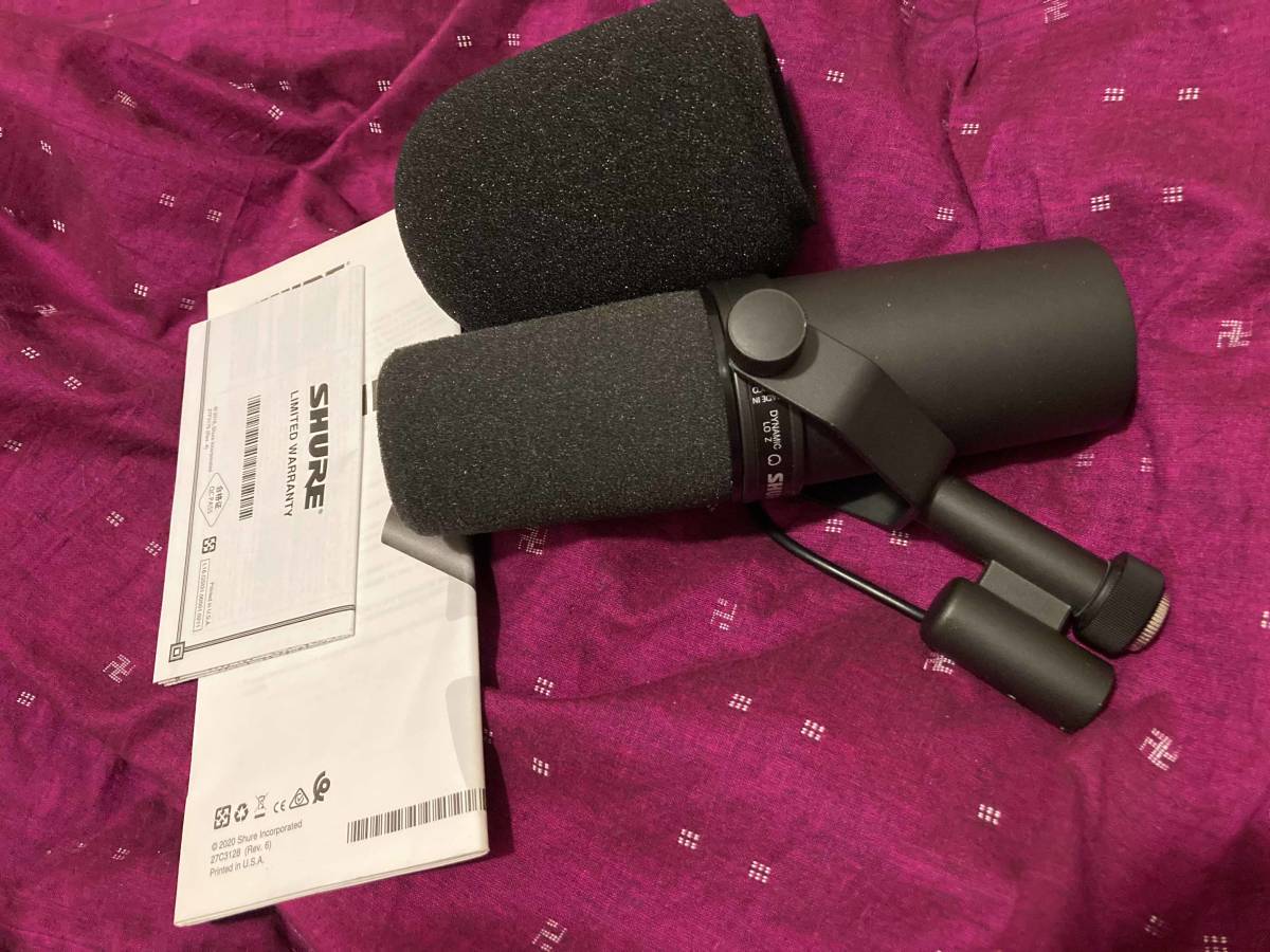 SHURE SM7B ダイナミックマイク ボーカル-