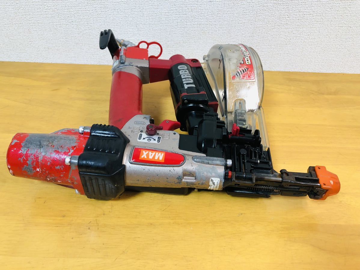 MAX マックス 釘打機 高圧接続 ターボドライバ HV-R41G1 中古 動作確認