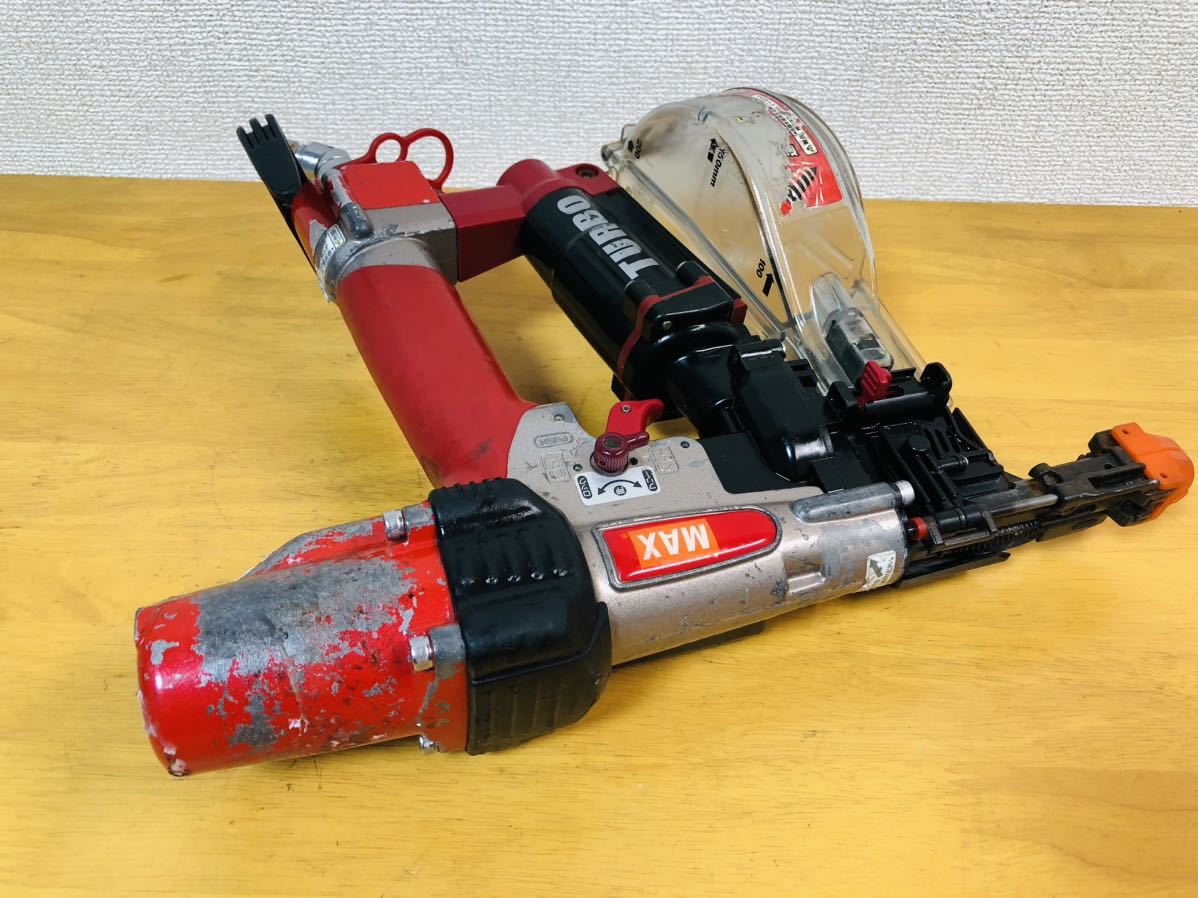 MAX マックス 釘打機 高圧接続 ターボドライバ HV-R41G1 中古 動作確認