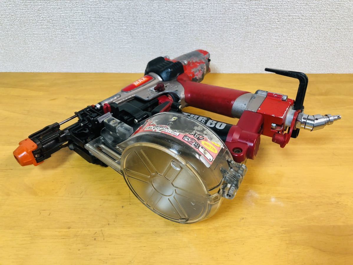 MAX マックス 釘打機 高圧接続 ターボドライバ HV-R41G1 中古 動作確認