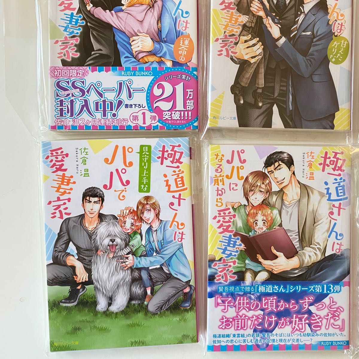 極道さんはパパで愛妻家 シリーズ 佐倉温 桜城やや 9冊セット 極道さんはパパで愛妻家 シリーズ 佐倉温 桜城やや 9冊セット