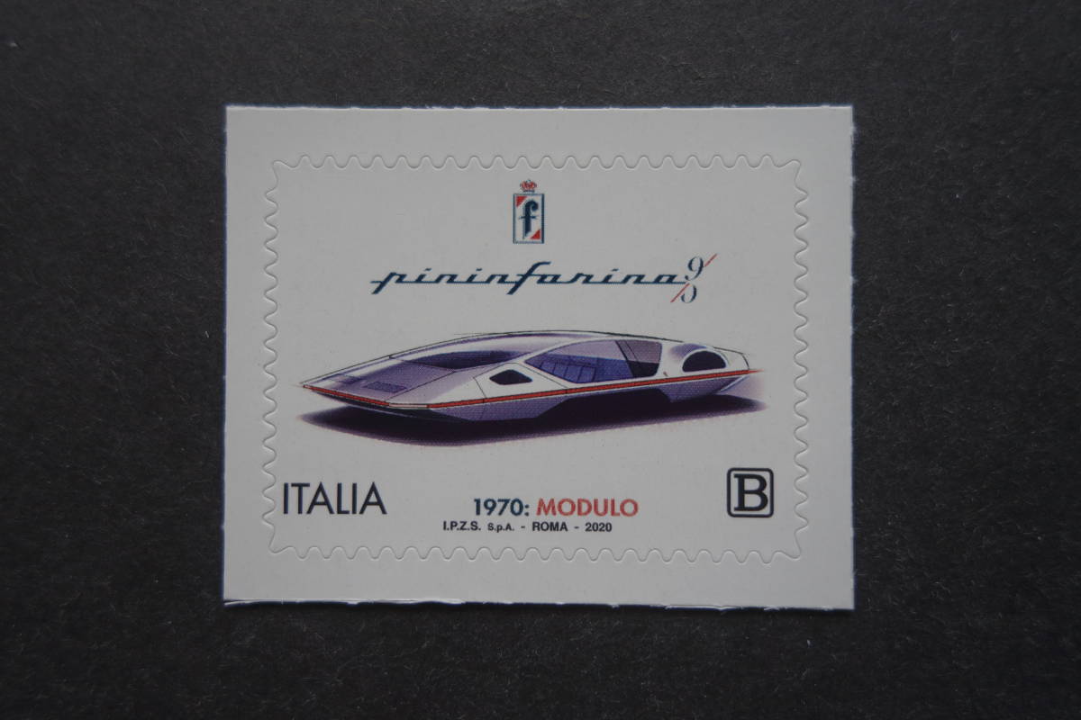 外国切手：イタリア切手 「フェラーリ・モデューロ50年」 （フェラーリPF512Sモデューロ) 1種完 未使用_画像1