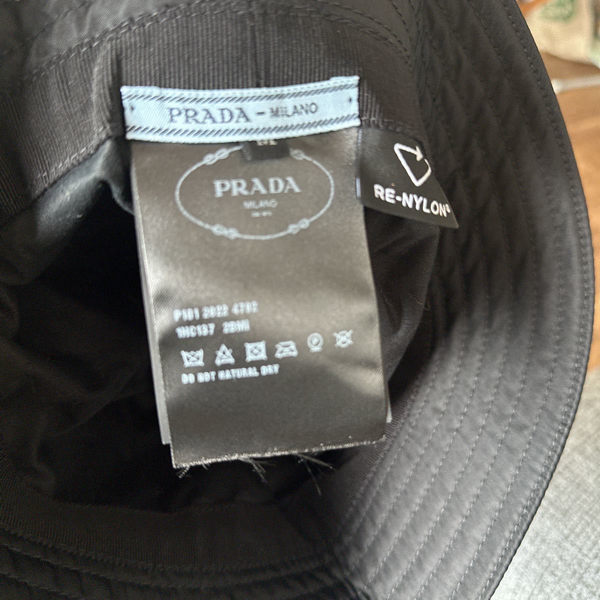 プラダ　PRADA ブラック　サイズM 帽子_画像3