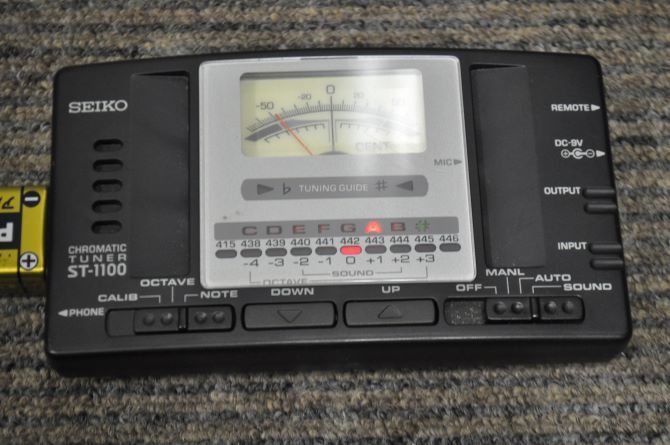 ■SEIKO/セイコー■CHROMATIC TUNER/クロマティックチューナー■ST-1100■現状渡し/USED品■_画像5