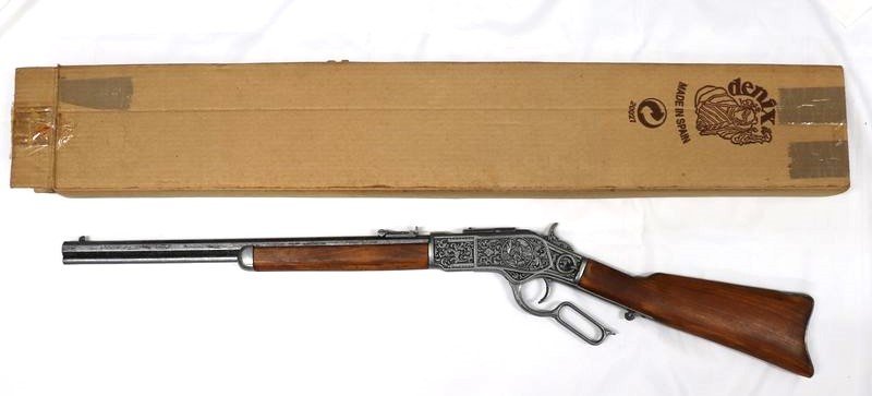DENIX デニックス 1253 ウインチェスターM73(彫刻) ライフル モデルガン 装飾銃 /模造銃 レプリカ　おもちゃ/玩具