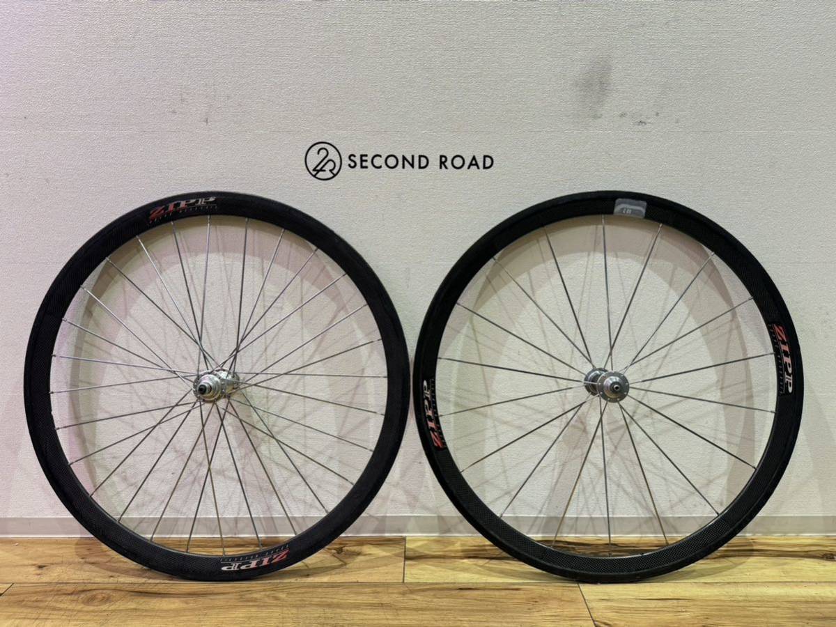 ■Rホイール割れあり■ZIPP ジップ 340 カーボンホイール MADE IN USA モデル DURA-ACE デュラエース ロードバイク HB 7700 7400 P0122_画像8