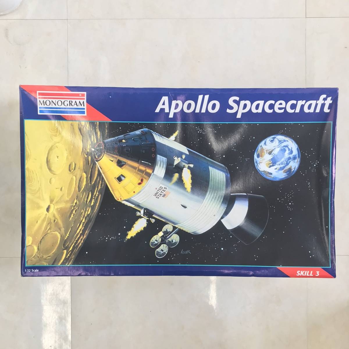 【未組立】アポロ宇宙船プラモデル／Apollo Spacecrraft／MONOGRAM／モノグラム_画像1