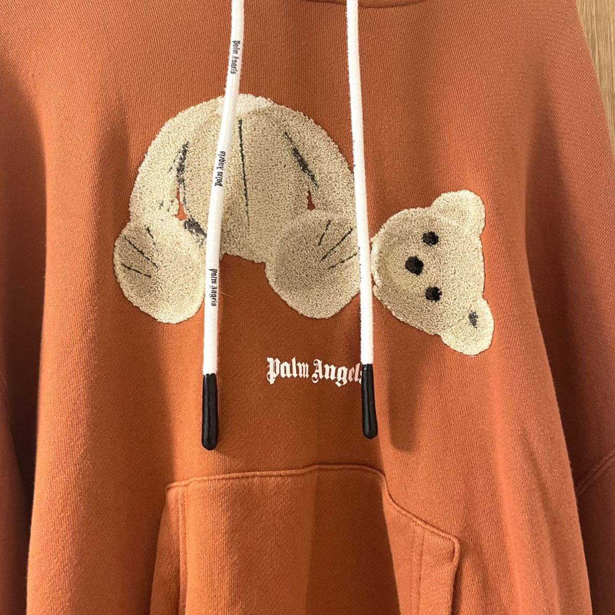 希少 Palm Angels パームエンジェルス BEAR スウェット パーカー プル