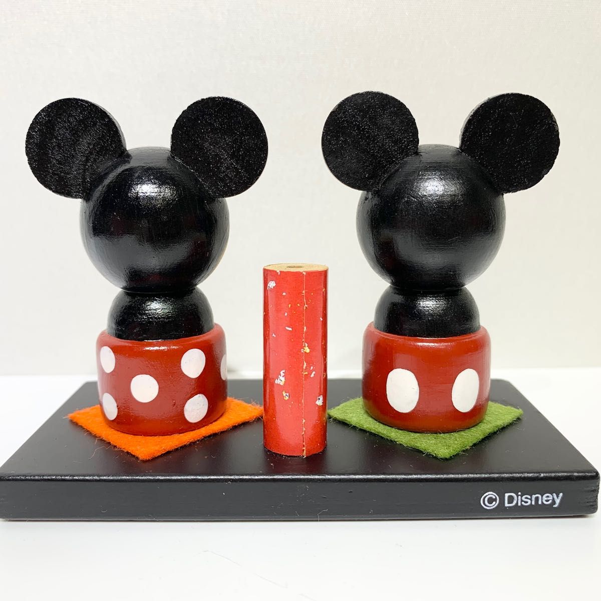 希少 新品・未使用品 ミッキー&ミニー 相合傘 こけし 昭和レトロ 希少 新品・未使用品 ミッキー&ミニー 相合傘 こけし 昭和レトロ