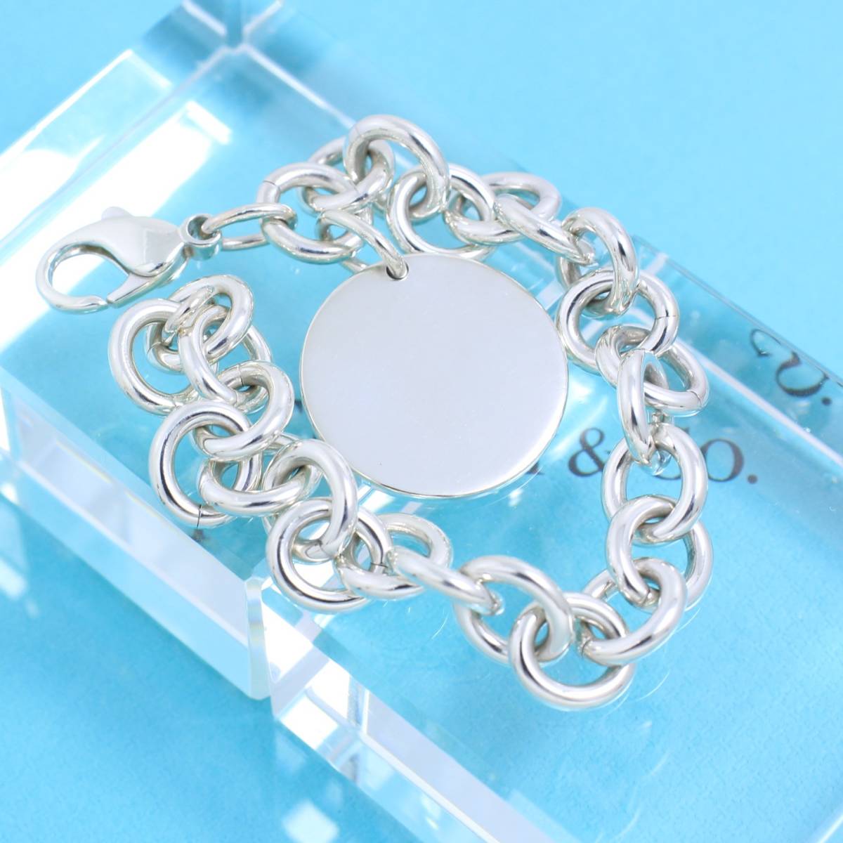 ティファニー TIFFANY サークルタグ ブレスレット ラウンド 人気 定番-