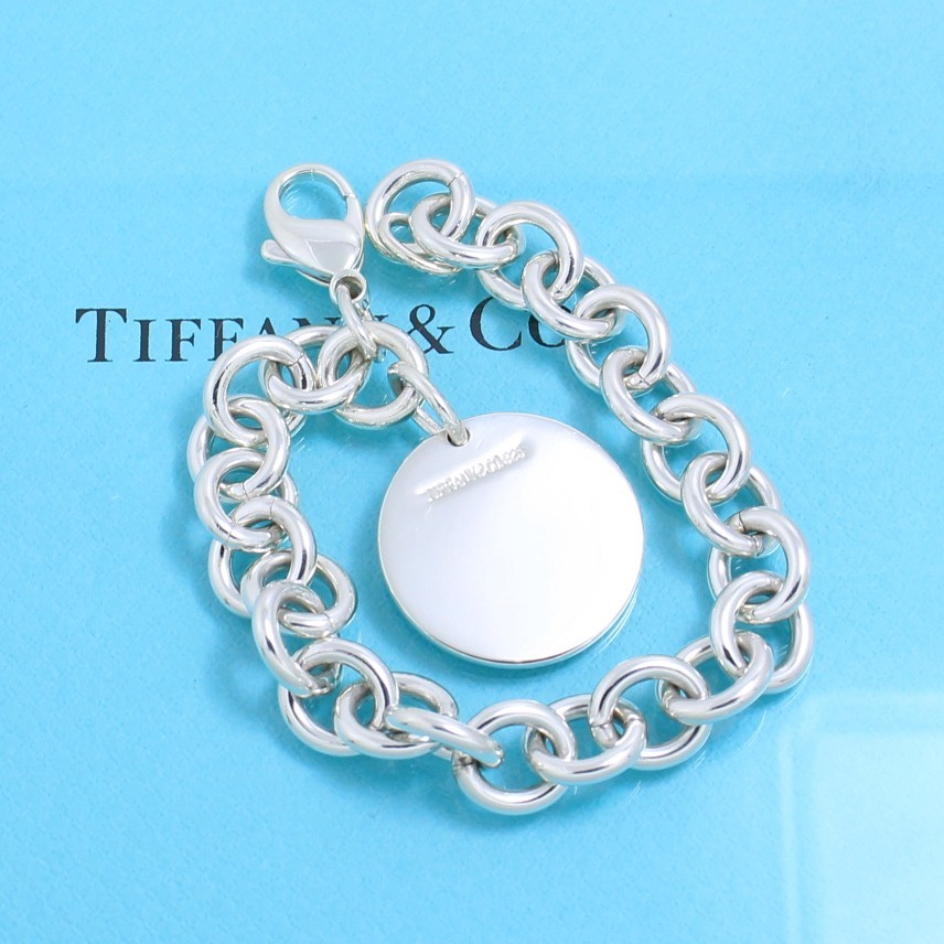 ティファニー TIFFANY サークルタグ ブレスレット ラウンド 人気 定番-