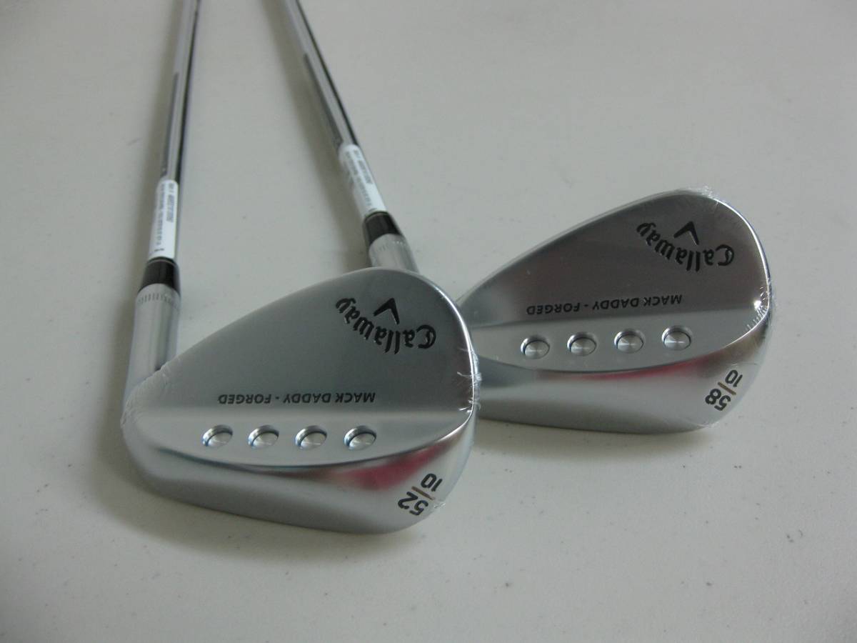  原文:1,000円スタート!!日本正規品 キャロウェイ MACK DADDY FORGED ウェッジ2本セット 52&58 MODUS3 TOUR120