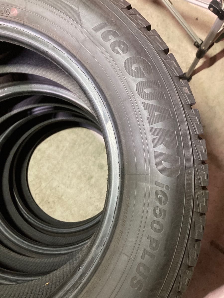 19年36週 ヨコハマ iceGUARD iG50 PLUS 195/65R15 4本/中古スタッドレスタイヤ