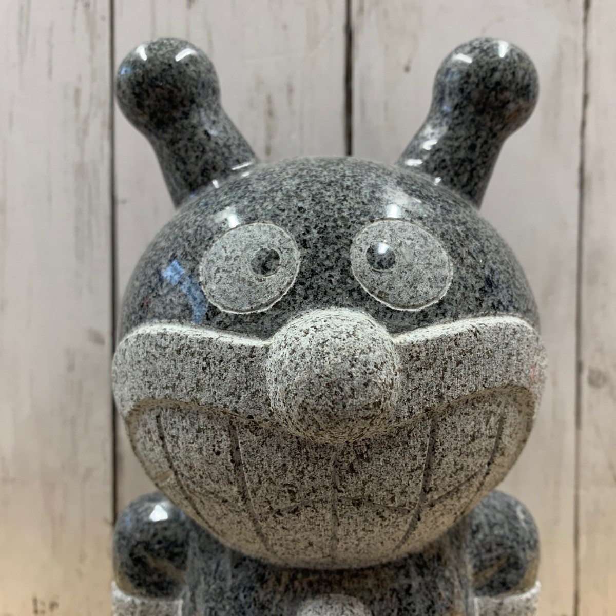 □ 展示 TAKAO 御影石 スタチュー バイキンマン 石像 庭園 置物 □ 展示 TAKAO 御影石 スタチュー バイキンマン 石像 庭園 置物