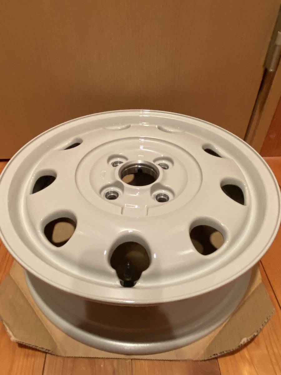 美品　スズキ　アルト　ラパン　LC HE33S　純正　アルミホイール　14×4 1/2J INSET45 43210-85K40-WBB ENKEI グレー　ベージュ　１本_画像2