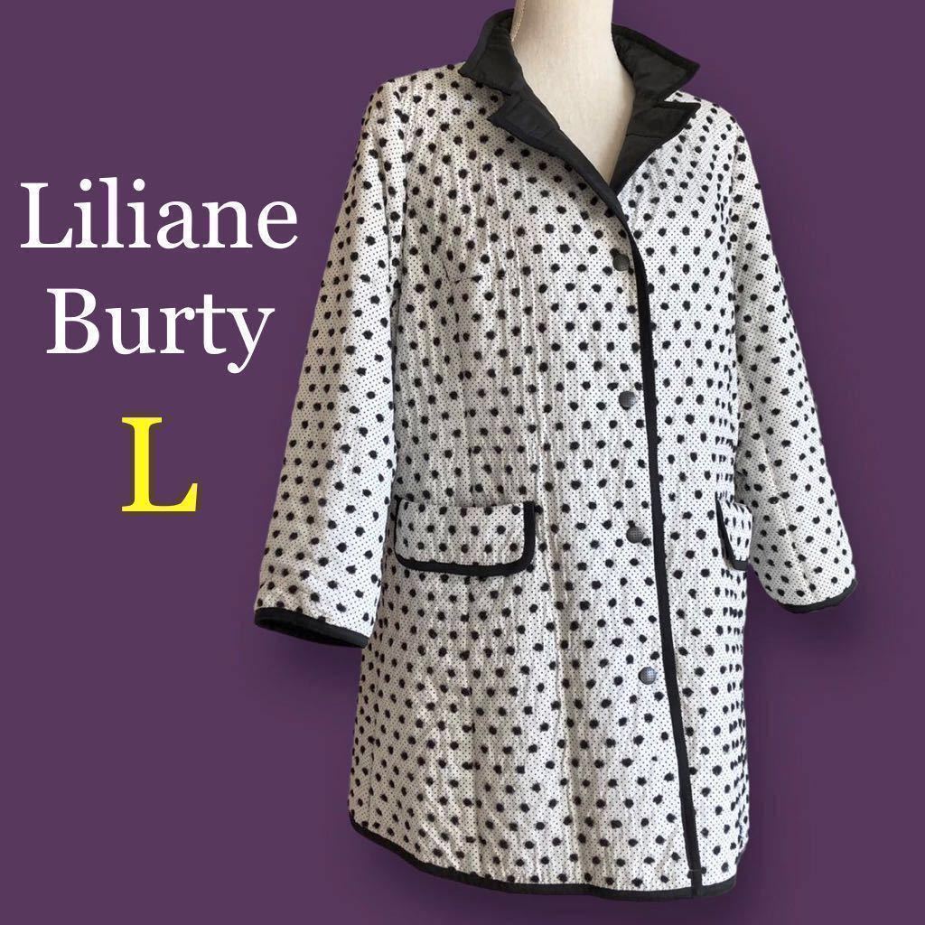 Liliane Burty リリアンビューティー イタリア製生地 コート 中綿