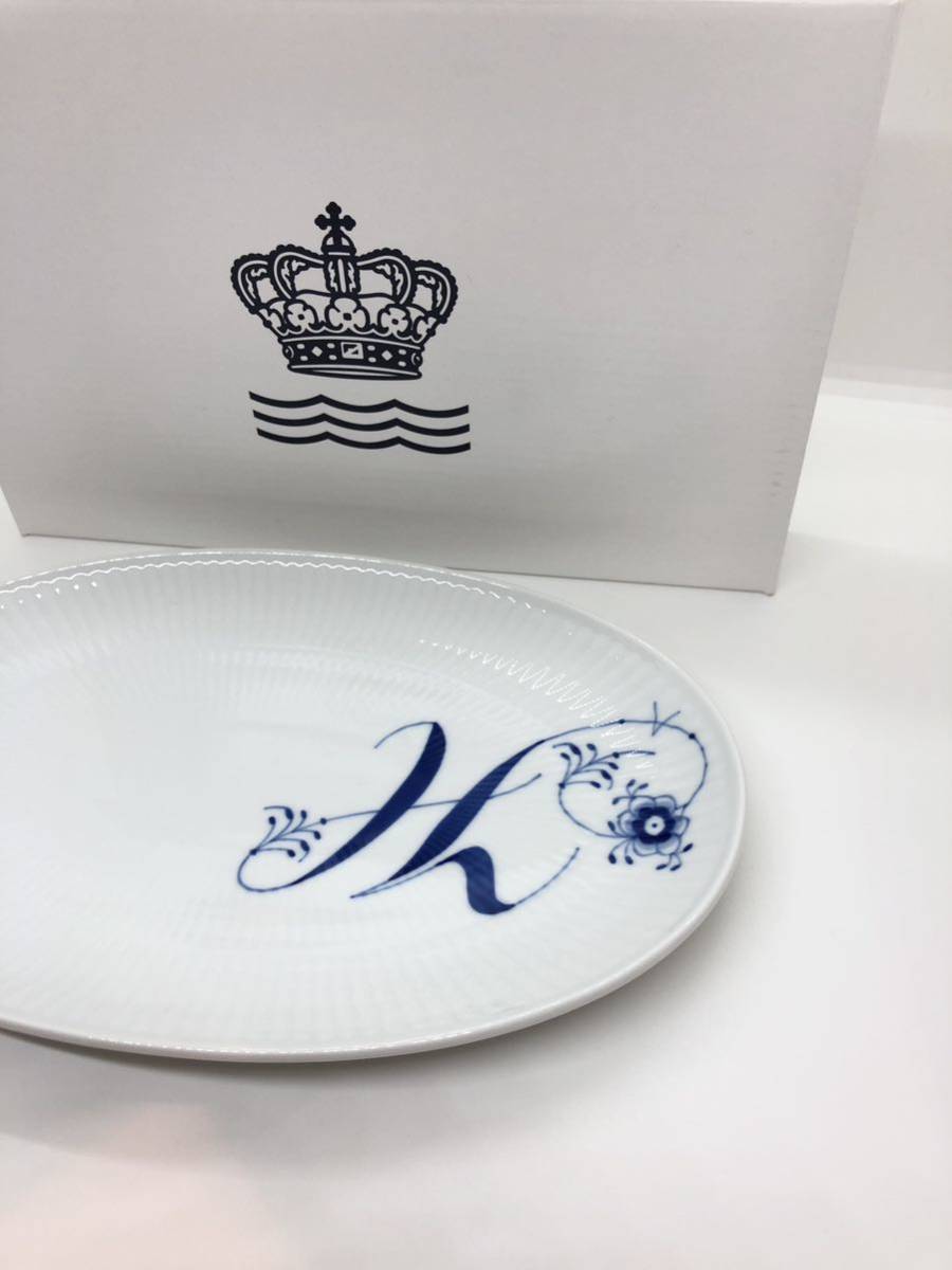 ロイヤルコペンハーゲン ROYAL COPENHAGEN オーバルディッシュ アルファベットスモールマグ アルファベットオーバルディッシュ_画像2