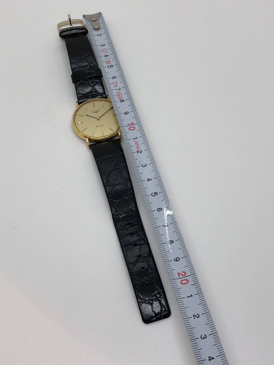 【送料無料】LONGINES ロンジン クォーツ　腕時計 メンズ腕時計 ゴールド文字盤 1029G32_画像9