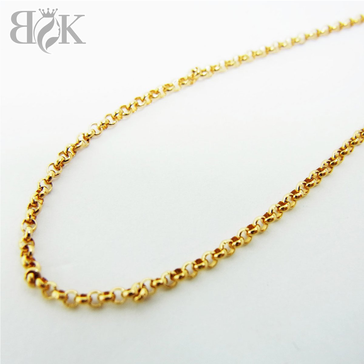 最新最全の ゴールド K18 ネックレス □ 幅：約1.1mm 全長：約53.5cm