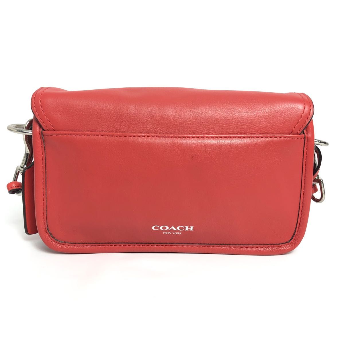 COACH コーチ ショルダーバッグ レザー ターンロック フリンジ