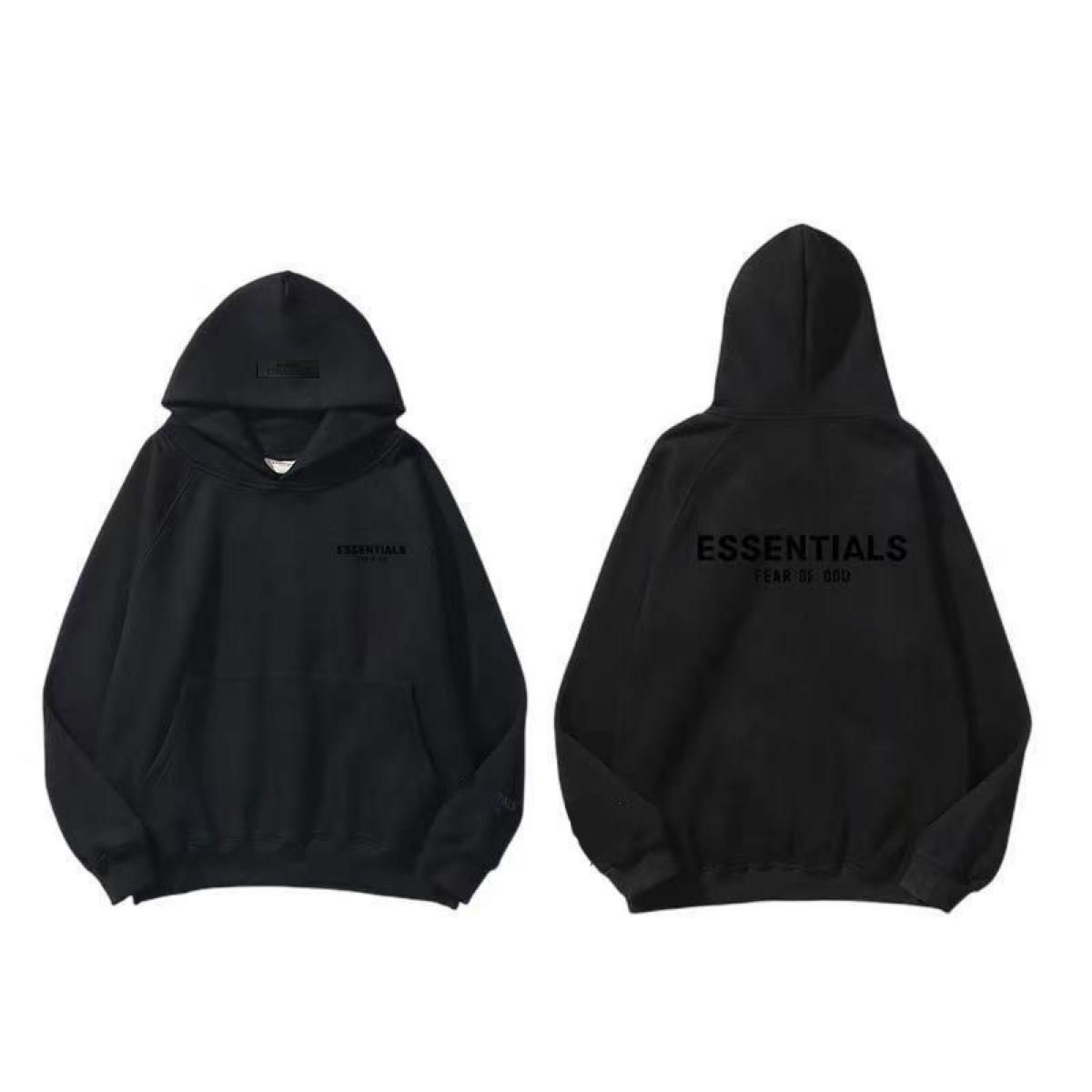 新品 FOG Essentials エッセンシャルズ 男女兼用 パーカー後ろ大きい