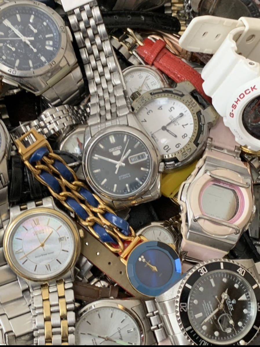 腕時計 大量セット SEIKO セイコー5 CASIO G-SHOCK CITIZEN など　まとめて　50本　ジャンク品の出品になります。