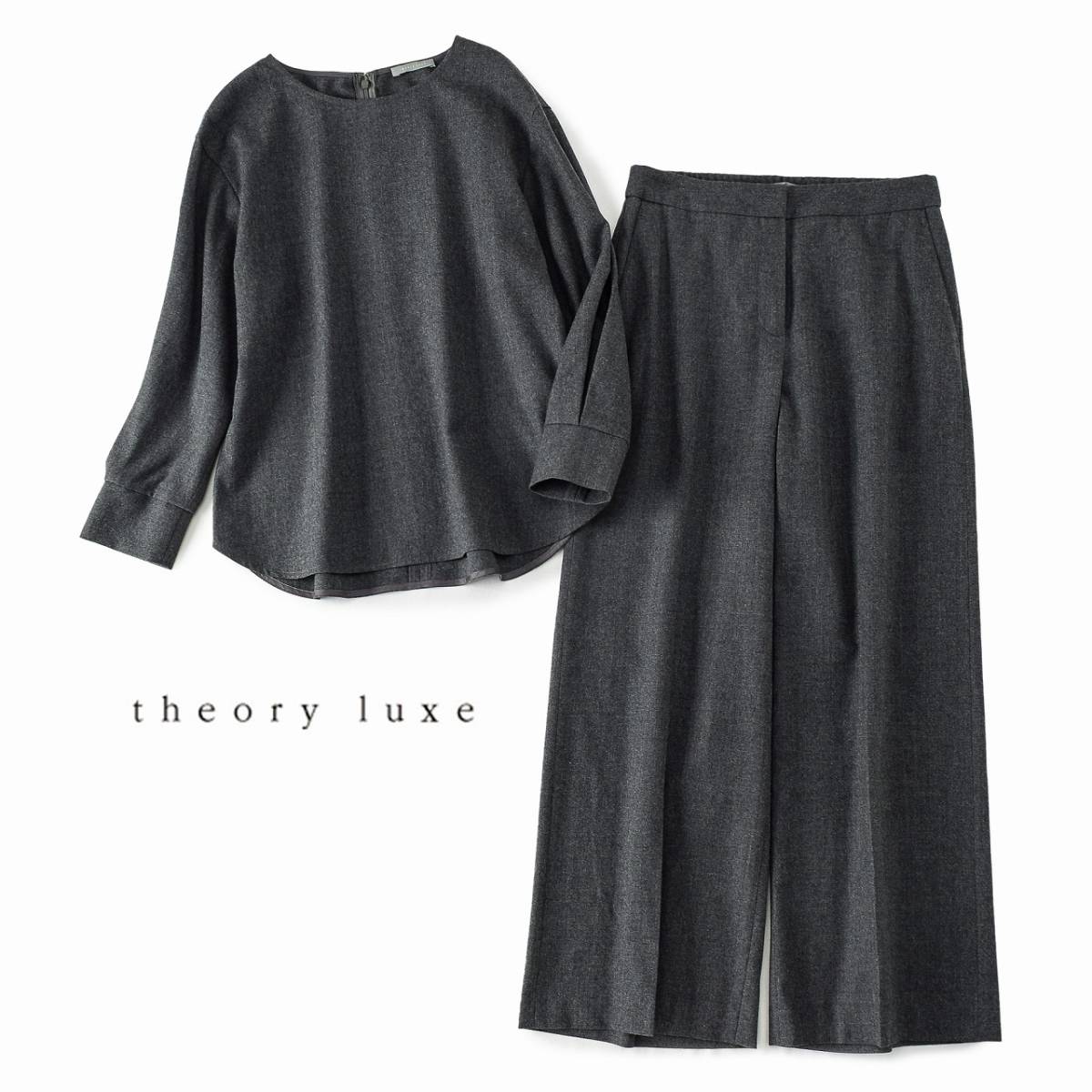 theory luxe パンツスーツセットアップ-